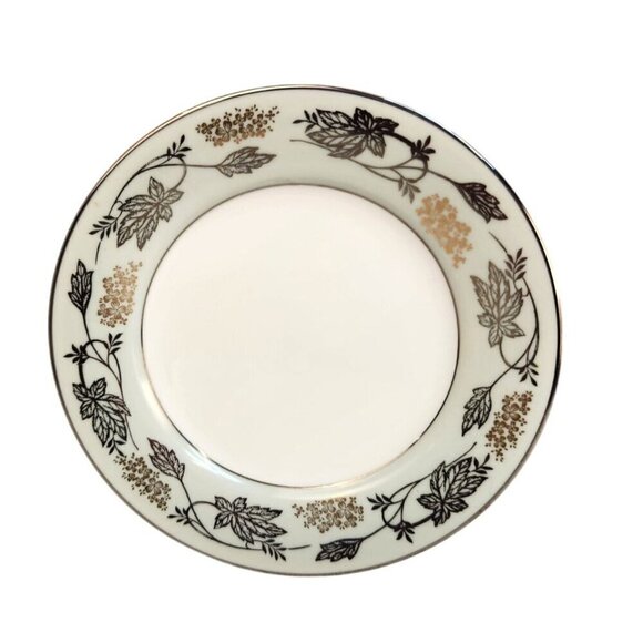 Noritake China Garland Bread & Butter Plates Set Of 2 Japan 5487 6.25" Floral De - Picture 9 of 9